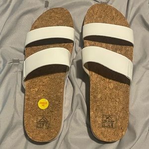 Reef Cushion Vista White Sandals Size 12